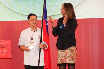Un momento de la entrega de premios del Concurso Mundial de Tapas de Valladolid.