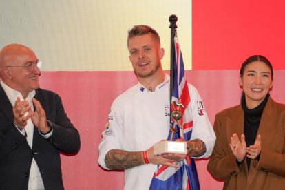 Un momento de la entrega de premios del Concurso Mundial de Tapas de Valladolid.