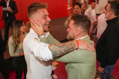 Un momento de la entrega de premios del Concurso Mundial de Tapas de Valladolid.