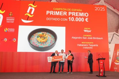 Entrega de premios del concurso de tapas y pinchos.