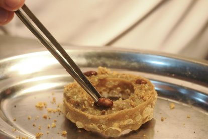 Proceso de la tapa 'Milpa', del Habanero Taquería, ganadora del XXI Concurso Nacional de Tapas de Valladolid.