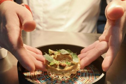 El chef Alejandro San José del Habanero Taqueria, ganador del XXI Concurso Nacional de Tapas de Valladolid.