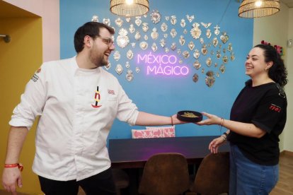 Alejandro y Paulina, propietarios del Habanero Taquería.