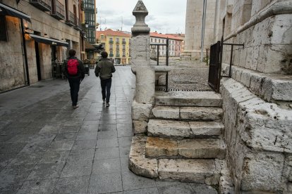 La calle Arribas de Valladolid