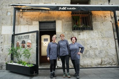 Diana Rodríguez, Beatríz Martínez y Niurka Reyna del restaurante Melêl La Sala de Jero