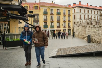 Cruce de la calle Arribas y la plaza Portugalete