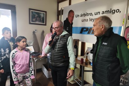 Distintos momentos del homenaje y de la tirada dedicada a Luis Alberto del Valle, Piri.