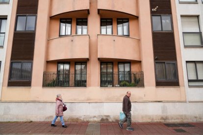 Algunas de las edificaciones de la calle Carmelo de Valladolid.