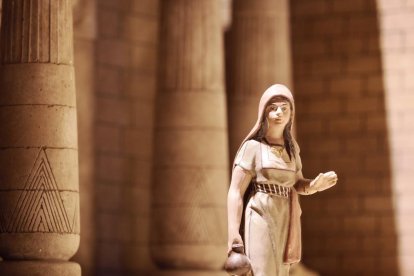Belén de la familia Trebolle-Liz en la parroquia de San Lorenzo