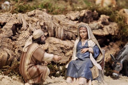 Belén de la familia Trebolle-Liz en la parroquia de San Lorenzo