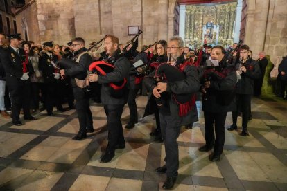 Procesión por el 400 aniversario de la imagen de Nuestra Señora de La Piedad.
