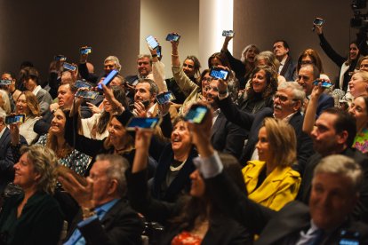 Aspecto del Auditorio Abante donde se celebró la Subasta