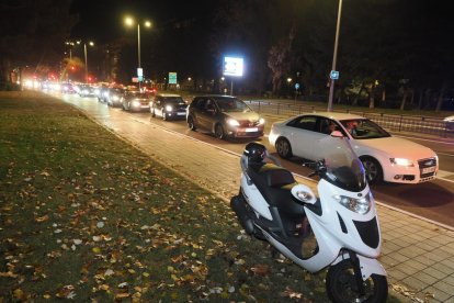 Accidente de tráfico en la avenida Salamanca en Valladolid.