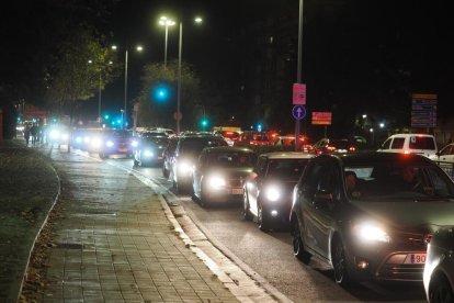Accidente de tráfico en la avenida Salamanca en Valladolid.