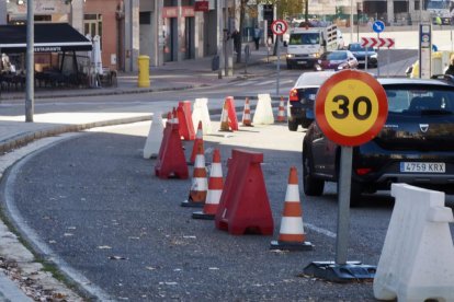 Obras de la red de calor en Parquesol