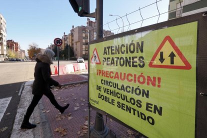 Obras de la red de calor en Parquesol