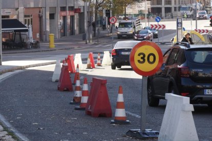 Obras de la red de calor en Parquesol