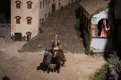 Un soldado romano en el belén de Las Francesas.