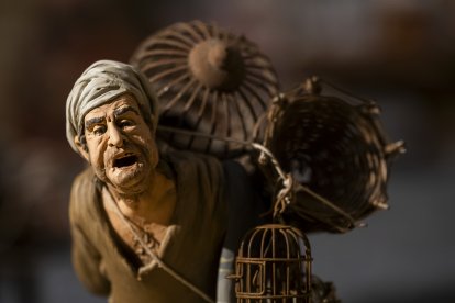 Detalle de un vendedor ambulante.