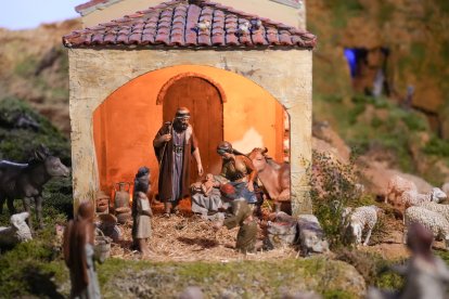 Detalle del belén