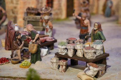 Detalle del belén