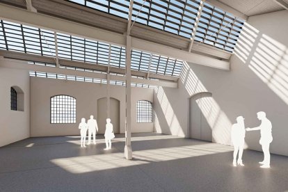 Recreación de la zona de museo.