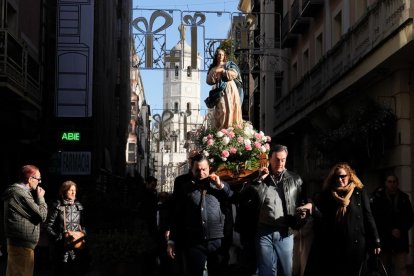 Procesión de La Virgen de San Lorenzo desde La Catedral