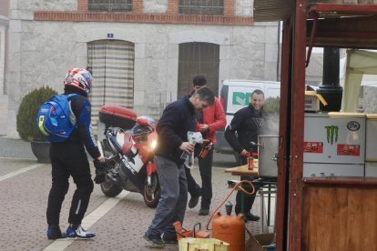 Cabalgata motera en Viloria del Henar