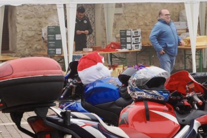 Cabalgata motera en Viloria del Henar