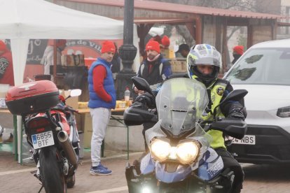 Cabalgata motera en Viloria del Henar