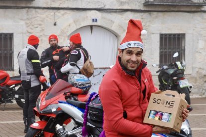 Cabalgata motera en Viloria del Henar