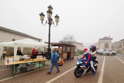 Cabalgata motera en Viloria del Henar