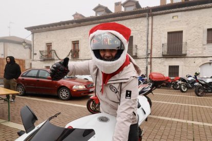 Cabalgata motera en Viloria del Henar