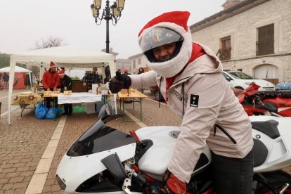 Cabalgata motera en Viloria del Henar