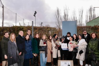 Inauguración del Paseo de la mano de Jesús Julio Carnero y familiares del cantautor