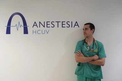Miguel Bardají Carrillo, anestesiólogo del Hospital Clínico Universitario de Valladolid.