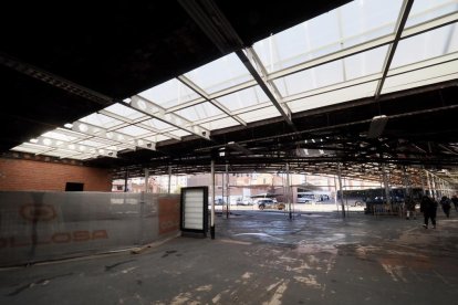 Obras en la estación de autobuses de Valladolid
