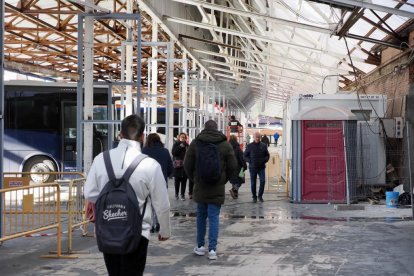 Obras en la estación de autobuses de Valladolid