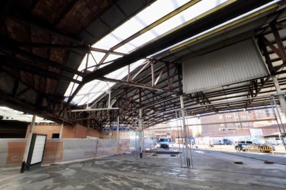 Obras en la estación de autobuses de Valladolid