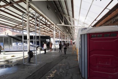 Obras en la estación de autobuses de Valladolid