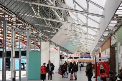Obras en la estación de autobuses de Valladolid