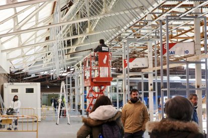 Obras en la estación de autobuses de Valladolid