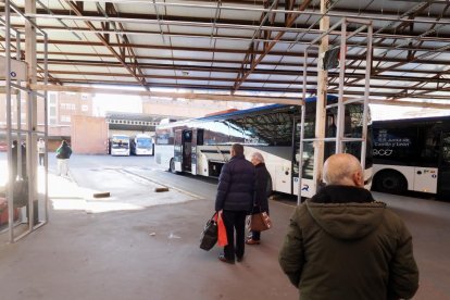 Obras en la estación de autobuses de Valladolid