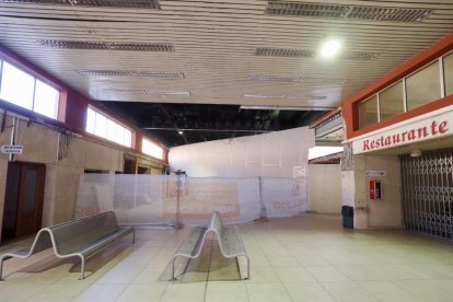Obras en la estación de autobuses de Valladolid