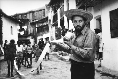 Greco en la localidad de Piedralaves, en 1963.