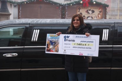 Compras de la premiada del Árbol de los Deseos.