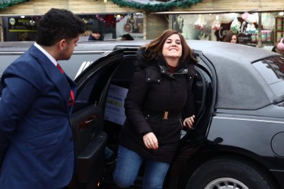 Compras de la premiada del Árbol de los Deseos.