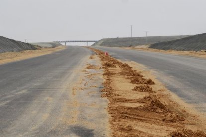 Estado de las obras de la A-11 en ejecución en la provincia de Valladolid.
