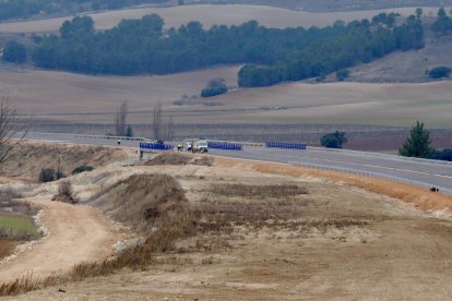 Estado de las obras de la A-11 en ejecución en la provincia de Valladolid.