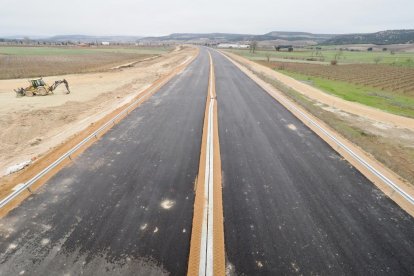 Estado de las obras de la A-11 en ejecución en la provincia de Valladolid.